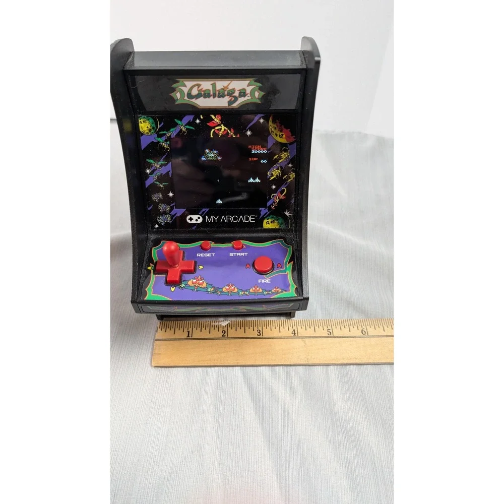 My Arcade Galaga Micro Player DGUNL-3221 Mini Retro Arcade Cabinet Black
